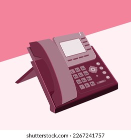 Vector de teléfono móvil de Office moderno