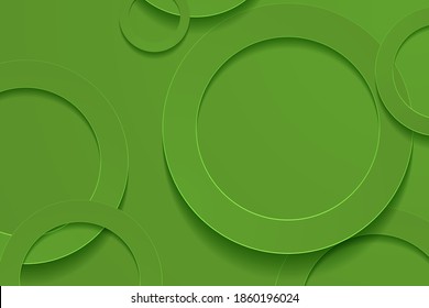 Modern Olive Drab Backgrounds 3d Circle Stock Vector (Royalty Free ...