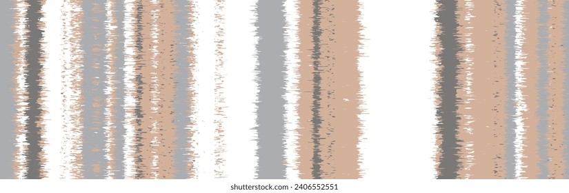 Modern ombre Vertical Stripe Seamless Repeat Vector Pattern Swatch. Ancient Indonesian weaving technique. Ombre, gradient, colorful. Abstract Washed Digital Watercolor Painting for surface print ikat 