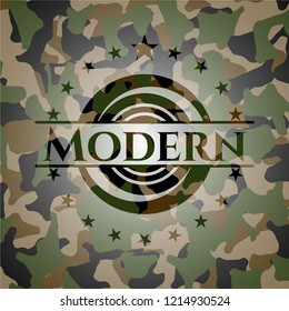 Modern on camo texture