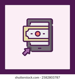 Modern Online Payment Mobile App Icon Design