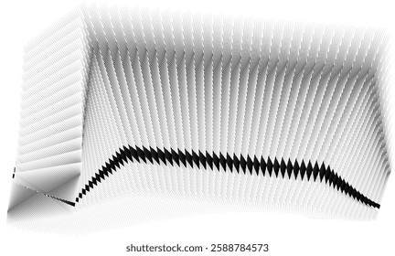 modern op art background, creative dynamic pattern, vector texture