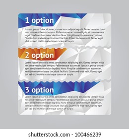 Modern option/progress background