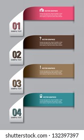 Modern options banner. Vector illustration. Eps10 Format.