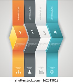Modern options banner,can be used for workflow layout, infographics, number llines, web design. 