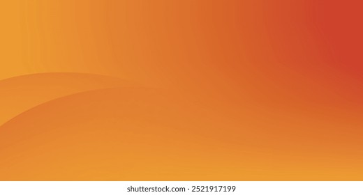 Fundo abstrato laranja moderno com linhas de onda fluindo. Onda dinâmica. Elemento de design de linhas de curva suave. Conceito de tecnologia futurista.