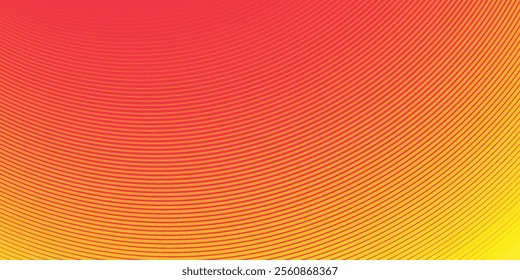 Modern orange abstract background with flowing wave lines. Dynamic wave. Smooth curve lines design element. Futuristic technology concept. Suit for cover, header, poster, banner, website