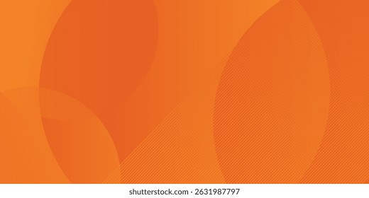 Modern orange abstract background with flowing wave lines. Dynamic wave. Smooth curve lines design element