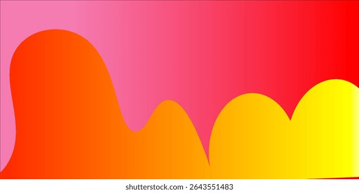 Modern orange abstract background with flowing wave lines. Dynamic wave. Smooth curve lines design element. Futuristic technology concept.