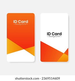 Modern orange abstract background for ID cards and certificates