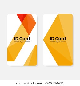 Modern orange abstract background for ID cards and certificates