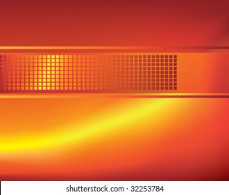 A modern orange abstract background using gradient mesh and blends.