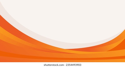 modern orange abstract banner background vector illustration