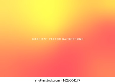 Modern orange abstract gradient background
