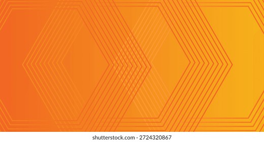 Modern orange abstract Minimal pattern background. Vibrant gradient geometric lines.

