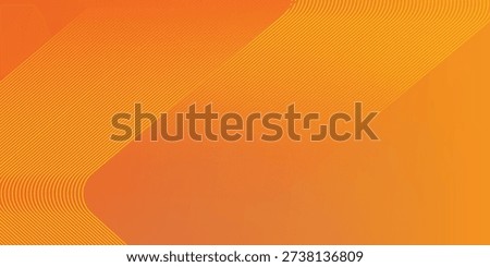 Modern orange abstract Minimal pattern background. Vibrant gradient geometric lines. 