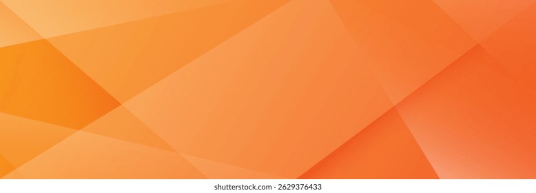 Modern orange background with geometric polygon shapes and gradient overlay in abstract style