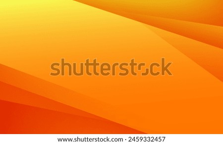 Modern orange banner background with diagonal stripes. Eps10 vector