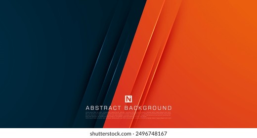 Moderno fondo naranja y negro versus abstracto con efectos de luz. Puede ser utilizado para el volante, E deportes, y más. Vector Eps10