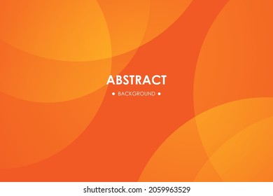 Modern orange colorful liquid geometric background, with circle shape. eps10 vector