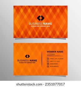 Modern Orange Comic Pop Art Business Card Template, can be used for business designs, presentation designs or any suitable designs.