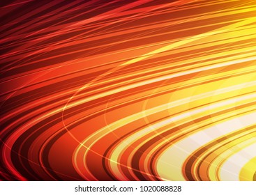 Modern Orange Curve Abstract background,Galaxy and Circle concept,design for texture and template,with space for text input,Vector,Illustration.