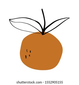 Modern Orange Fruit Terrae Modern Geometric 