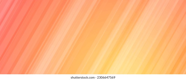 Modern orange gradient backgrounds with lines. Header banner. Bright geometric abstract presentation backdrops. Vector illustration