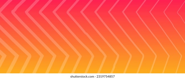 Modern orange gradient backgrounds with lines. Header banner. Bright geometric abstract presentation backdrops. Vector illustration