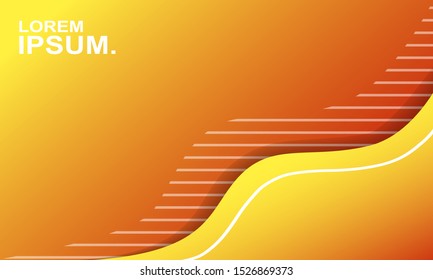 modern orange gradient simple background