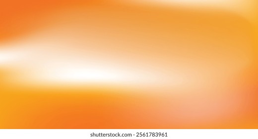 Modern orange gradient vector background simple cloud art