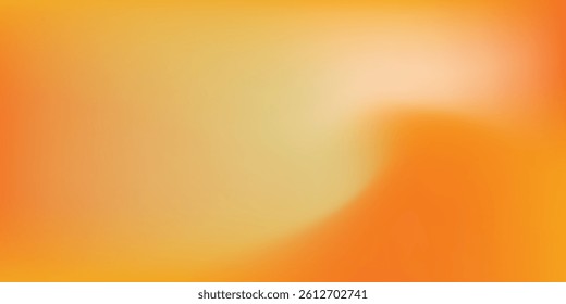 Modern orange gradient vector background simple cloud illustration abstract