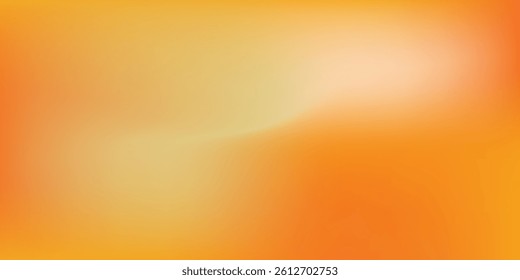 Modern orange gradient vector background simple cloud illustration