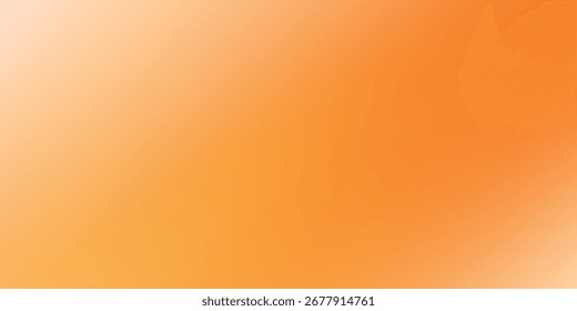 Modern orange gradient vector background simple cloud art abstart