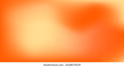 Modern orange and low light yellow soft gradient colour minimal blurry design background vector illustration eps10.
