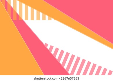 diseño moderno de color naranja y rosa con fondo abstracto, diseño geométrico, afiche de estilo minimalista. ideal para banner, web, cabecera, portada, cartel, folleto, medios sociales, página de inicio 