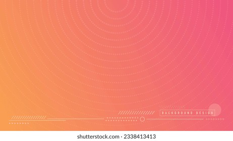 Modern orange pink gradient illustration background