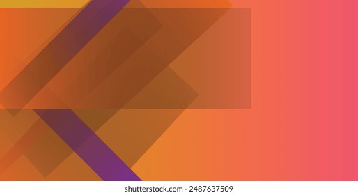 Modern orange yellow abstract background banner. Illustration vector technology background. abstract gradient dark red banner background. Geometric shapes wallpaper for poster, certificate