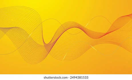 Modern orange and yellow abstract futuristic technology background. Abstract minimal orange background with geometric creative and minimal gradient trendy colors. Abstract colorful orange background