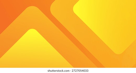 Fundo geométrico laranja e amarelo moderno. Composição de formas dinâmicas. Design de fundo legal para cartazes arte