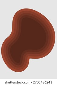 Modern Organic Liquid Abstract Shape Graphic Background for Creative Minimal Design