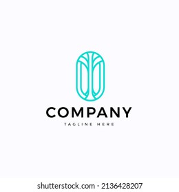 Modern Organic Logo Template for Company