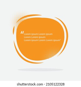 modern organic shapes. Fluid vector trendy elements. Template graphics with geometric speech bubbles and banners with frames to put your own text