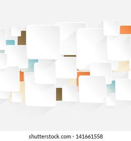 Modern Origami Arrow Stil Optionen Banner. Vektorgrafik für Workflow Layout.