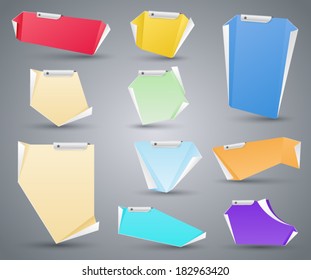 Modern origami board.