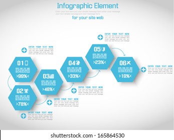 MODERN ORIGAMI BUSINESS  STYLE OPTIONS BANNER FOR WEB SITE BLUE