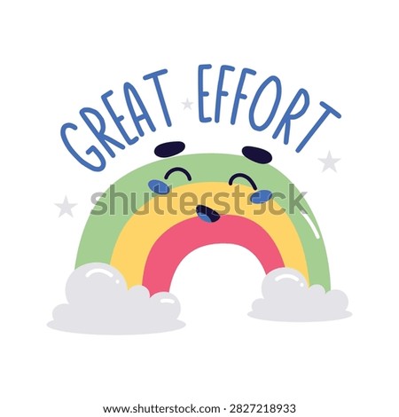 A modern outline sticker appreciating dedication, effort, determination,
