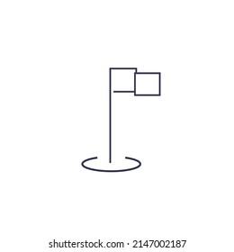 Icono de indicador de estilo de contorno moderno Vector