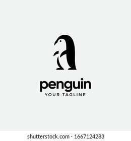 modern outstanding Penguin animal logo vector template