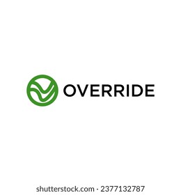 Modern Ov Letter Eco Company override Logo Design